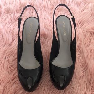Sergio Rossi Peep Toe Pumps